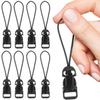 10pcs Mini QD System Connectors Quick Release Camera Neck Strap Clip Adapter for Camcorder Action Camera Lanyard Black view 1