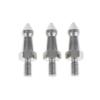 3pcs Stainless Steel Tripod Spikes with 1/4 Inch Thread for Monopod view 1