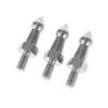 3pcs Stainless Steel Tripod Spikes with 1/4 Inch Thread for Monopod view 2