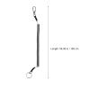 Wakauto Durable TPU Steel Wire Spring Ropes 5pcs Retractable Lanyards for Outdoor view 3