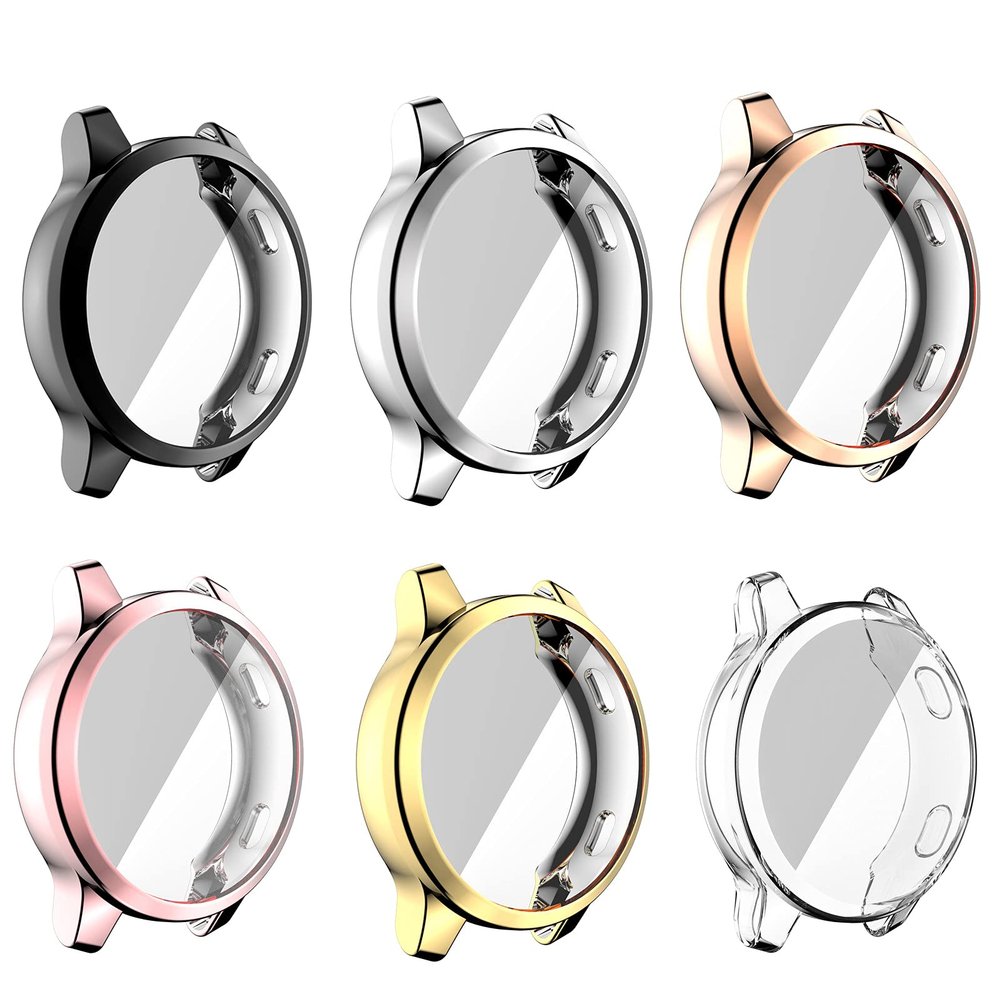 Chofit 6 Pack TPU Case Compatible with Garmin Venu 2 45mm, Full Protective Screen Protector Bumper Case Cover Compatible for Garmin vivoactive 4