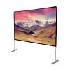 HELOU Projector Screen with Stand 80/100/120inch 4K HD Indoor and Outdoor Video Projector Screen 16:9 Projection Screen with Carry Bag, for Office, Backyard, Living Room view 1