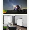 HELOU Projector Screen with Stand 80 inch Portable Projection Screen 16:9 4K HD Front Projections Movies Screen for Indoor Outdoor Home Theater Backyard Cinema Travel view 3