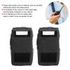 EBTOOLS Walky Talky Cover, 2PCS Mini Silicone Two Way Radio Protective Soft Cover, Used in Police Stations, The Hospitals, Security Offices, and Restaurants(Black) view 2