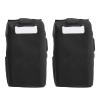 EBTOOLS Walky Talky Cover, 2PCS Mini Silicone Two Way Radio Protective Soft Cover, Used in Police Stations, The Hospitals, Security Offices, and Restaurants(Black) view 4