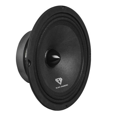 BLACK DIAMOND Dia-M8.4B Loudspeaker - 8", Midrange with Bullet, 550W Max, 275W RMS, 4 Ohms - Premium Quality Audio Door Speakers for Car or Truck Stereo Sound System (1 Speaker)
