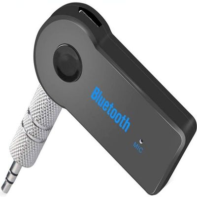 Mini Bluetooth Receiver for LG L Fino - Wireless to 3.5mm Jack Hands-Free Car Kit 3.5mm Audio Jack w/LED Button Indicator for Audio Stereo System Headphone Speaker