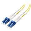 Cable Matters Plenum Rated Duplex OS2 Single Mode Fiber Optic Patch Cable - 3m / 9.8ft, LC to LC UPC 9/125 OFNP OS2 Fiber Optic Cable view 1