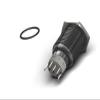 PrimoChill Black Aluminum Momentary Vandal Resistant Switch - 16mm - Red LED Dot view 4