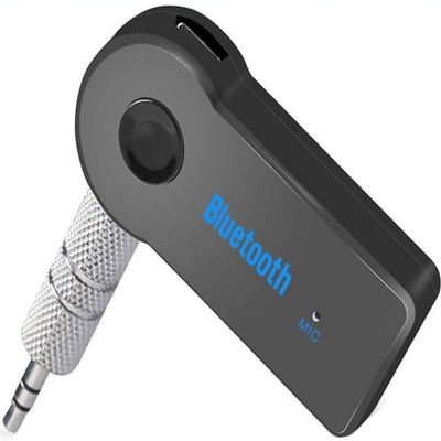 Mini Bluetooth Receiver for LG K10 (2017) - Wireless to 3.5mm Jack Hands-Free Car Kit 3.5mm Audio Jack w/LED Button Indicator for Audio Stereo System Headphone Speaker