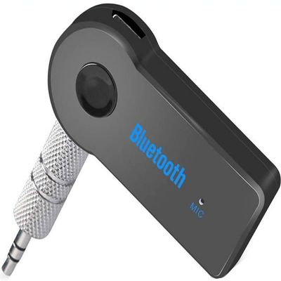 Mini Bluetooth Receiver for LG Q Stylo 4 - Wireless to 3.5mm Jack Hands-Free Car Kit 3.5mm Audio Jack w/LED Button Indicator for Audio Stereo System Headphone Speaker