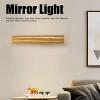 Mirror Front Light, Wooden Decorative Warm White Light Mirror Light Wall-Mount for Dormitory view 3