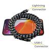 AGOZ 4FT Apple MFI Certified Lightning to USB C Cable - FAST Charger Cord Compatible With iPhone 14, 13, 12, 11, SE, XR, X, 8, 7, 6, 5 view 3