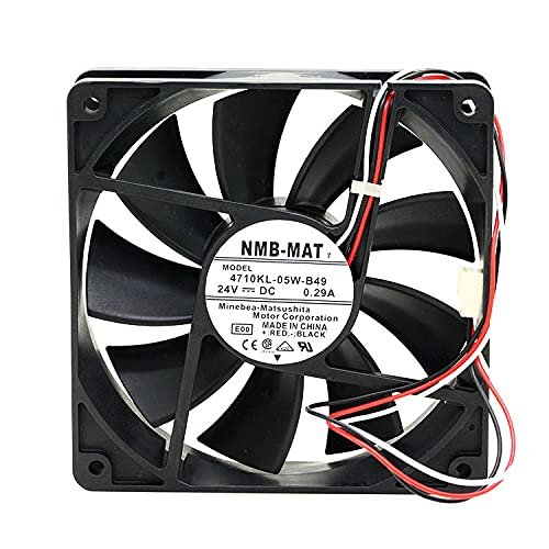 4710KL-05W-B49 24V 120mm Fan, 24V 0.29A 12025 3-Wire Inverter Cooling Fan