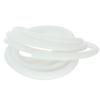 Bettomshin 1Pcs 22.97Ft Length 0.91Inch ID Corrugated Tube, Wire Conduit, Not-Split Flexible Bellows Tube Pipe Polypropylene PP for Pond Liquid Air Conditioner Cable Cover Sleeve White view 1