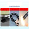 Bettomshin 1Pcs 22.97Ft Length 0.91Inch ID Corrugated Tube, Wire Conduit, Not-Split Flexible Bellows Tube Pipe Polypropylene PP for Pond Liquid Air Conditioner Cable Cover Sleeve White view 4
