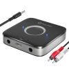 SONRU Bluetooth 5.3 Adapter Hi-Fi Equipment for Car Wireless Audio Receiver with 3.5mm AUX RCA Cable, Noise Cancellation, Dual AUX Outputs for Home Speakers Wired Headphones view 1
