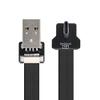 cablecc Right Angled USB 2.0 Type-A Male to USB-C Type-C Male Data Flat Slim FPC Cable for FPV & Disk & Phone 50cm view 1