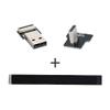cablecc Right Angled USB 2.0 Type-A Male to USB-C Type-C Male Data Flat Slim FPC Cable for FPV & Disk & Phone 50cm view 3