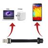 cablecc Right Angled USB 2.0 Type-A Male to USB-C Type-C Male Data Flat Slim FPC Cable for FPV & Disk & Phone 50cm view 4