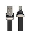 Cablecc USB 2.0 Type-A Male to Micro USB 5Pin Male Data Flat Slim FPC Cable for FPV & Disk & Phone 50cm view 4