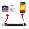 cablecc USB 2.0 Type-A Male to USB-C Type-C Male Data Flat Slim FPC Cable for FPV & Disk & Phone 100cm view 4