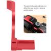 YYOYY Thumbs Up Grip - Aluminum Alloy Finger - Hot Shoe Thumb Grip Handle Holder - Ergonomic Design - for A7R4 Camera Accessory(red) view 2