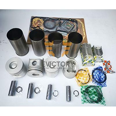 For ISUZU 4HG1T 4HG1-T overhaul kit water pump liner piston bearing gasket set