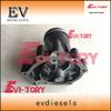 For ISUZU 4HG1T 4HG1-T overhaul kit water pump liner piston bearing gasket set view 3