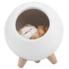 Little PetHouse Light - Cute Desk Cat Night Light - USB Charging, LED Night Light & Room Decor for Women, Cat Lover Gifts (White) view 4
