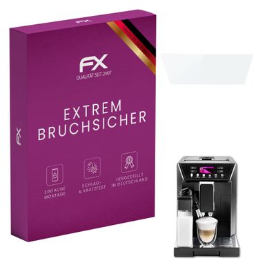 atFoliX Plastic Glass Protective Film compatible with DeLonghi Eletta Cappuccino Evo ECAM46.860.B, 9H Hybrid-Glass FX Screen Protector