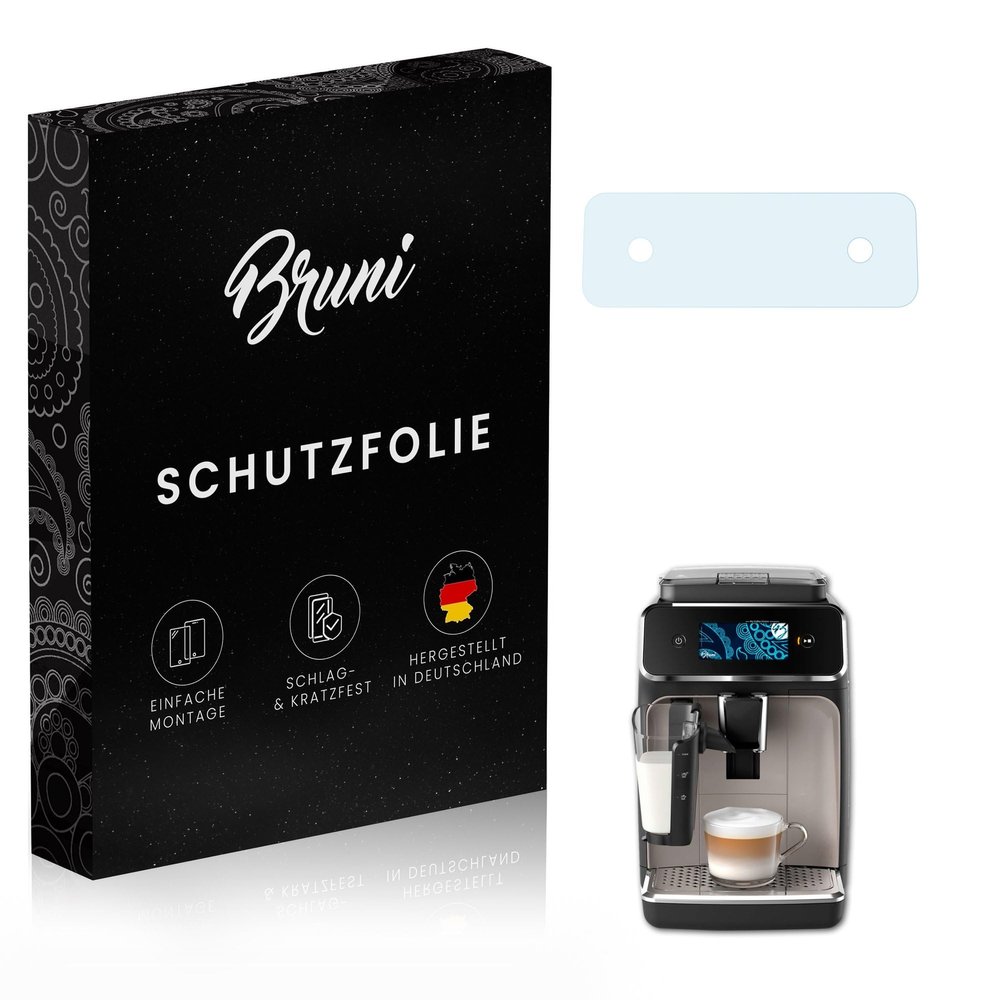 Bruni Screen Protector compatible with Philips Series 2200 EP2235/40 Protector Film, crystal clear Protective Film (2X)