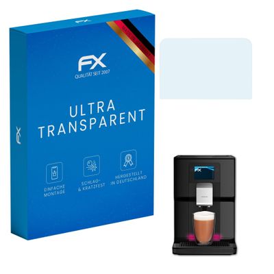 atFoliX Screen Protection Film compatible with Krups Intuition Preference EA873 Screen Protector, ultra-clear FX Protective Film (2X)