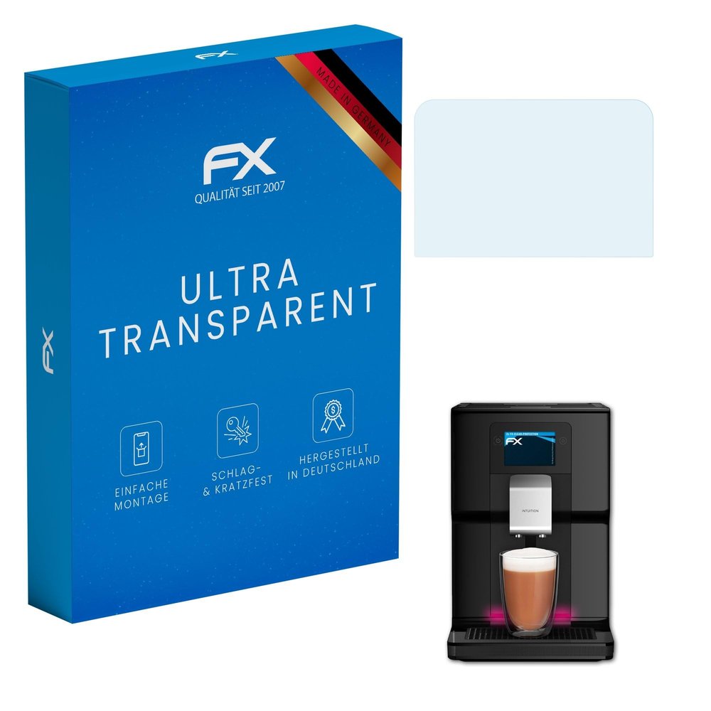 atFoliX Screen Protection Film compatible with Krups Intuition Preference EA873 Screen Protector, ultra-clear FX Protective Film (2X)