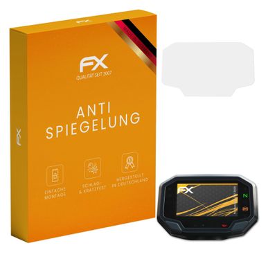 atFoliX Screen Protector compatible with Kawasaki ZH2 2020 Screen Protection Film, anti-reflective and shock-absorbing FX Protector Film (3X)