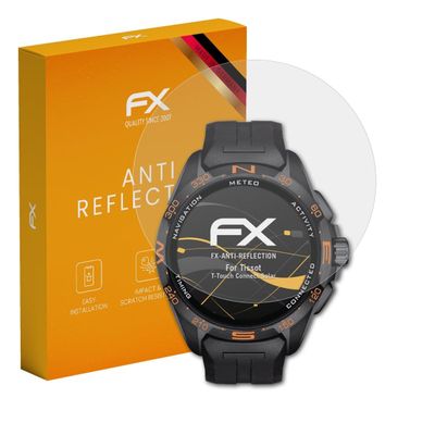 atFoliX Screen Protector compatible with Tissot T-Touch Connect Solar Screen Protection Film, anti-reflective and shock-absorbing FX Protector Film (3X)