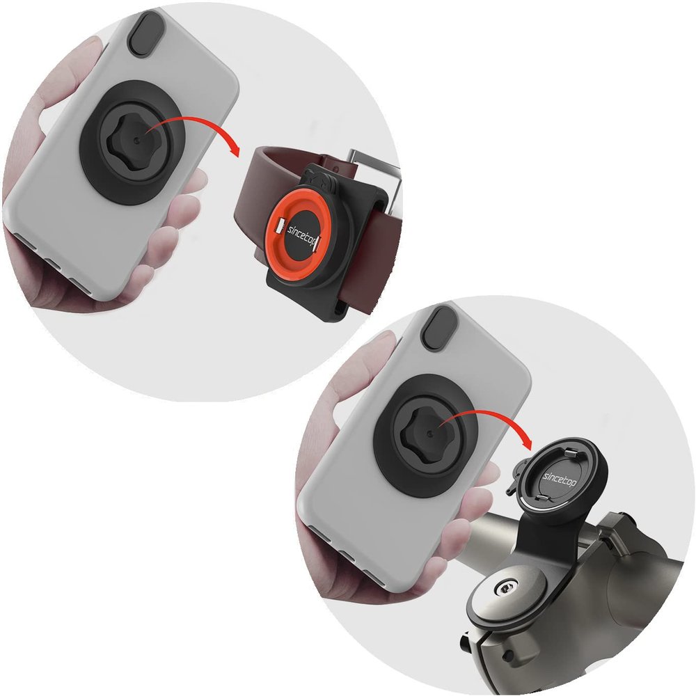 sincetop Stem Mount + Belt Clip Phone Mount