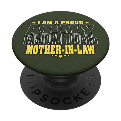 Proud Army National Guard Mother-In-Law Military Mom-In-Law PopSockets Swappable PopGrip