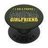 I Am A Proud Army National Guard Girlfriend Military Couple PopSockets Swappable PopGrip view 1