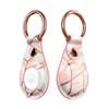 i-Blason Cosmo AirTag Keychain Case, Stylish Protective Case Holder with Keychain Ring for Apple AirTag AirTag 2nd Gen (2026) & 1st Gen (1 Pack Marble) view 1