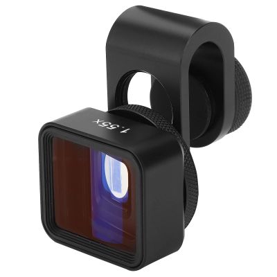 Mobile Anamorphic Widescreen Lens,1.55X Wide Screen Deformation Filmmaking Optical Glass,Movie/Photo/Record Video HD Lens,for Phone/Pad