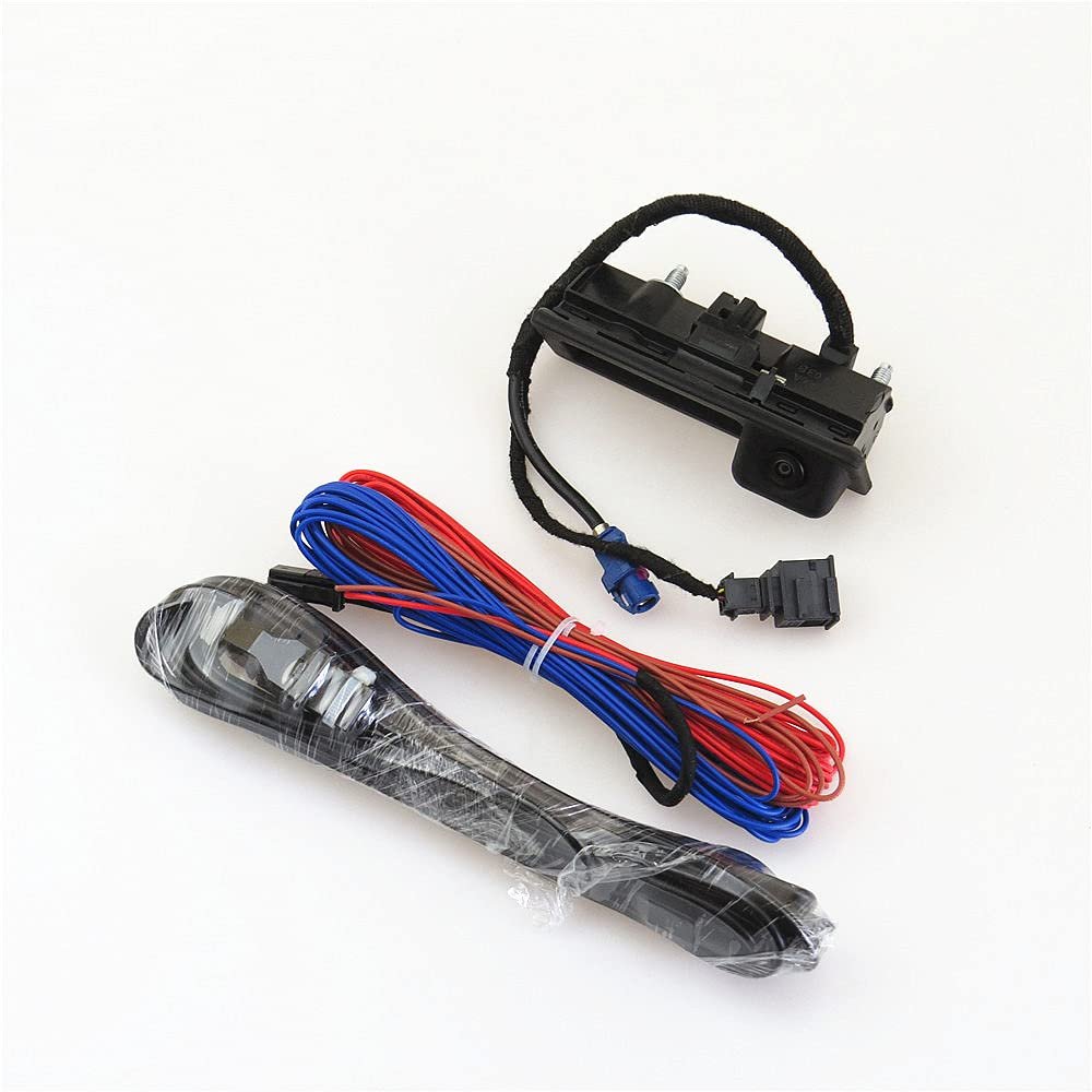 0EM Car RGB Reversing Rear View Camera RVC & Cable Harness Set for VW Passat Touareg Golf Jetta MK6 TIGUAN RCD510 RNS510 RNS315 RNS310 18D 827 566 A New 56D 827 566A