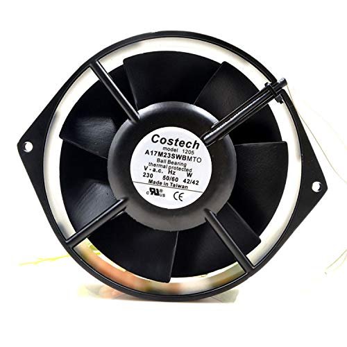 A17M23SWBMTO COSTECH 230V 170mm Fan, 230V 42W high Temperature Resistant Metal Equipment Fan