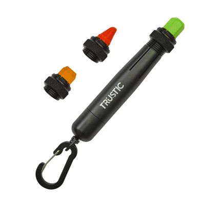 Trustic - Lumber Keel Crayon Holder for 1/2" Round or Hexagonal Crayons, Industrial Heavy Duty Construction Carpenter Metal Holder (Black)