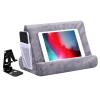 Sttargxing 2pcs Multi-Angle Tablet Holder Cushion Stand with Net Pocket & Black Color Phone Stands Upgraded Tablet Pad Support for Phone,Pad,Books (Grey) view 1