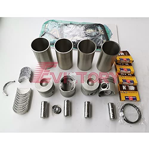 For DOOSAN DAEWOO TCM CAT FORKLIFT DB33A DB33 overhaul rebuild kit + water pump + valve + gasket + bearing + piston liner
