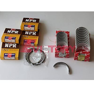 For ISUZU 4BD1TC 4BD1-T 4BD1T crankshaft rebuild overhaul kit ring gasket bearing