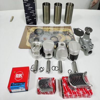 for MITSUBISHI excavator K4N overhaul rebuild kit gasket bearing liner piston + 1pc water pump + 8pcs valves