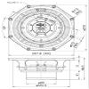 Faital Pro 8PR320 8 ohm (Actually 5.5 Ohm Impedance) 8" Midbass with 2.5" Voice Coil 300 Watts RMS view 2