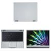 Decalrus - Protective Decal for The Samsung Galaxy Book Flex2 Alpha (13.3" Screen) Laptop Silver Carbon Fiber Skin case Cover wrap CFsamsungGalaxyFlexAlpha_13Silver view 1